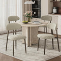 Fauteuil - Metal, Marron Cafe